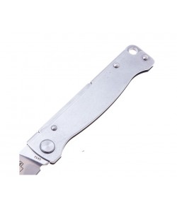 Нож складной Boker Plus  Atlas 7,2 см, сталь Sandvik 12С27, рукоять сталь Grey