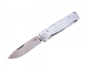 Нож складной Boker Plus Atlas SW Multi 6,7 см, сталь Sandvik 12С27, рукоять сталь Grey