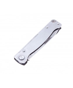 Нож складной Boker Plus Atlas SW Multi 6,7 см, сталь Sandvik 12С27, рукоять сталь Grey