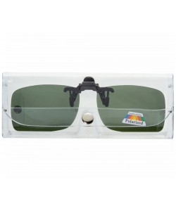 Клипон на очки Azuza А18 с поляризацией Polarized (зелёные 13%)