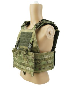 Разгрузочный бронежилет Wartech TV-124 «Север», плитник 6094, с быстросбросом (мох ATFG) L/XL