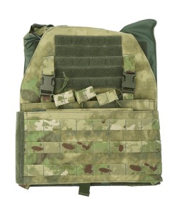 Разгрузочный бронежилет Wartech TV-124 «Север», плитник 6094, с быстросбросом (мох ATFG) L/XL