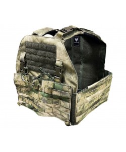 Разгрузочный бронежилет Wartech TV-124 «Север», плитник 6094, с быстросбросом (мох ATFG) L/XL