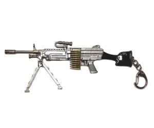 Брелок Microgun M Пулемет M249 с сошками