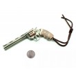 Брелок Microgun M Револьвер Colt Trooper (серый) - фото № 1