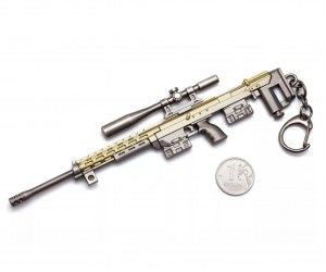 Брелок Microgun M Снайперская винтовка AMP DSR-1 с сошками (золотой)