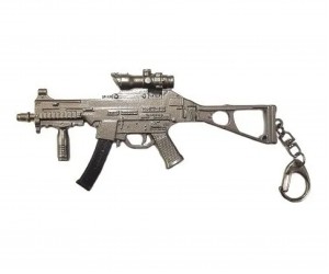 Брелок Microgun M Пистолет-пулемет Heckler and Koch UMP (серый)