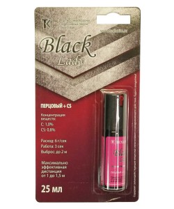 Газовый баллончик Lady Black, 25 мл