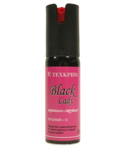Газовый баллончик Lady Black, 25 мл