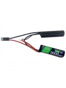 Аккумулятор BlueMAX Li-Ion 7.4V 3000mah 10C(30A) Nunchuck, 2x (68x20) мм
