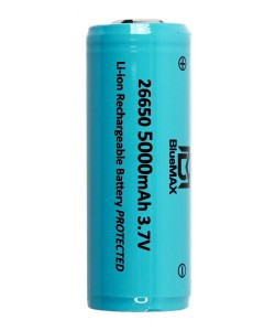 Аккумулятор BlueMAX Li-Ion Battery 26650 3.7V 5000mah Protected