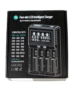 Зарядное устройство D4S Universal LCD Charger (4 слота)