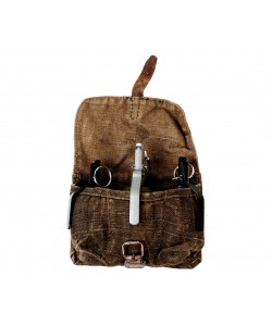 Подсумок под 3 гранаты, брезентовый (оригинал СССР)