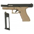 |Уценка| Страйкбольный пистолет KJW Glock G18 TBC CO₂ Tan, удлин. ствол (№ KP-18-TBC.CO2-TAN-362-УЦ) - фото № 6