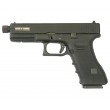 |Уценка| Страйкбольный пистолет KJW Glock G17 TBC Gas Black, удлин. ствол (№ KP-17-TBC.GAS-363-УЦ) - фото № 1