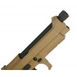 |Уценка| Страйкбольный пистолет KJW Beretta M9A1 TBC CO₂ Tan, удлин. ствол (№ M9A1-TBC.CO2 TAN-364-УЦ) - фото № 8