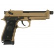 |Уценка| Страйкбольный пистолет KJW Beretta M9A1 TBC CO₂ Tan, удлин. ствол (№ M9A1-TBC.CO2 TAN-364-УЦ) - фото № 2