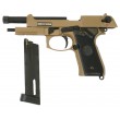 |Уценка| Страйкбольный пистолет KJW Beretta M9A1 TBC CO₂ Tan, удлин. ствол (№ M9A1-TBC.CO2 TAN-364-УЦ) - фото № 3