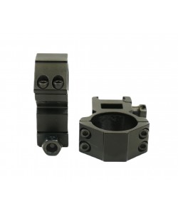 Кольца 30 мм Discovery на Weaver (высокие, в пластиковом кейсе)