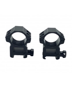 Кольца 30 мм Discovery на Weaver (высокие, в пластиковом кейсе)