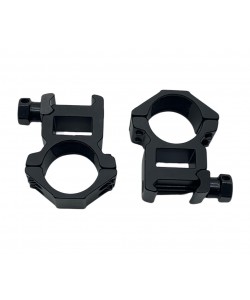 Кольца 30 мм Discovery на Weaver (высокие, в пластиковом кейсе)