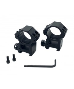 Кольца 30 мм Discovery на Weaver (высокие, в пластиковом кейсе)