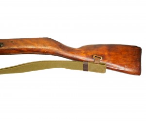 Ложа винтовки Мосина с накладкой, ремнем и шомполом, без колец, оригинал (дерево)
