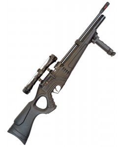 Пневматическая винтовка Hatsan Flash 101 SET (PCP, насос, прицел 4x32, сошки, чехол) 5,5 мм