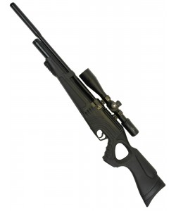 Пневматическая винтовка Hatsan Flash 101 QE SET (PCP, насос, прицел 4x32, сошки, чехол) 6,35 мм