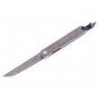 Нож складной Boker Plus Nori 7,7 см, сталь Damascus, рукоять Titanium Grey - фото № 1