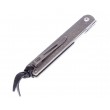 Нож складной Boker Plus Nori 7,7 см, сталь Damascus, рукоять Titanium Grey - фото № 3