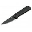 Нож складной Boker Plus Kihon Auto Black 8,4 см, сталь AUS-8, рукоять алюминий Black - фото № 1