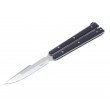 Нож-бабочка Boker Plus Balisong Tactical 8,8 см, сталь 440C, рукоять G10 Black - фото № 1
