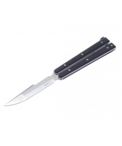 Нож-бабочка Boker Plus Balisong Tactical 8,8 см, сталь 440C, рукоять G10 Black