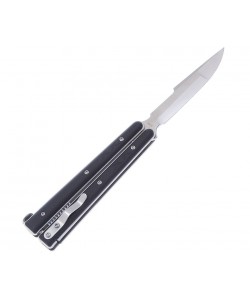 Нож-бабочка Boker Plus Balisong Tactical 8,8 см, сталь 440C, рукоять G10 Black