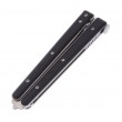 Нож-бабочка Boker Plus Balisong Tactical 8,8 см, сталь 440C, рукоять G10 Black - фото № 3