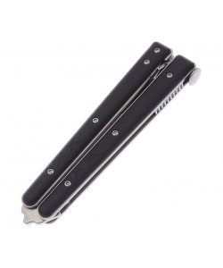 Нож-бабочка Boker Plus Balisong Tactical 8,8 см, сталь 440C, рукоять G10 Black