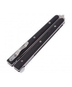 Нож-бабочка Boker Plus Balisong Tactical 8,8 см, сталь 440C, рукоять G10 Black