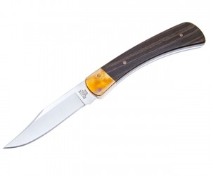 Нож Buck Knives 101 Hunter Macassar 9,5 см, сталь 420 HC, рукоять дерево Brown