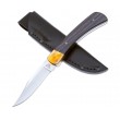 Нож Buck Knives 101 Hunter Macassar 9,5 см, сталь 420 HC, рукоять дерево Brown - фото № 3