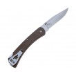 Нож складной Buck Slim Hunter Pro 9,5 см, сталь S30V, рукоять Micarta Brown - фото № 2