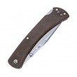 Нож складной Buck Slim Hunter Pro 9,5 см, сталь S30V, рукоять Micarta Brown - фото № 4