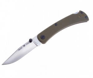 Нож складной Buck 110 Slim Pro TRX 9,5 см, сталь S30V, рукоять G10 Green