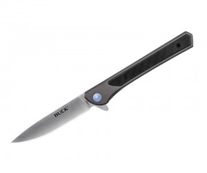 Нож складной Buck Knives Cavalier 9,1 см, сталь 7Cr17MOV, рукоять CF/Aluminium Black