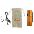 Фонарь FiTorch ER20 универсальный компактный (магнитная USB зарядка, магнит) оранжевый - фото № 6