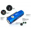 Фонарь FiTorch ER20 универсальный компактный (магнитная USB зарядка, магнит) синий - фото № 3