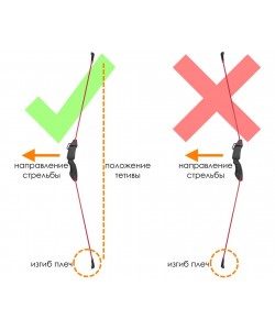 Лук детский классический Centershot Spirit (красный)