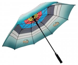 Зонт Centershot с чехлом (зеленый)