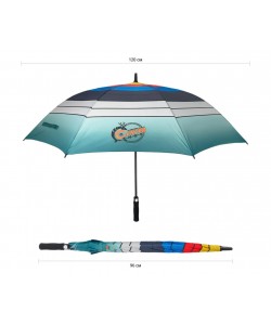 Зонт Centershot с чехлом (зеленый)