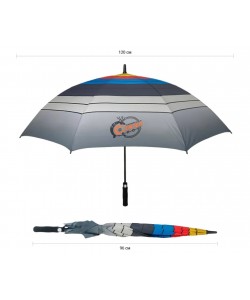 Зонт Centershot с чехлом (серый)